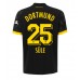 Borussia Dortmund Niklas Sule #25 Replika Borta matchkläder 2023-24 Korta ärmar